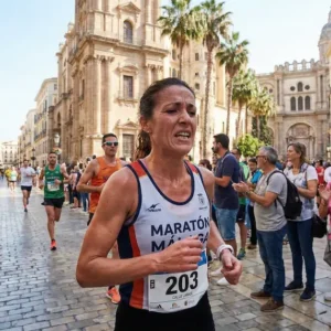 Carrera centro de Málaga