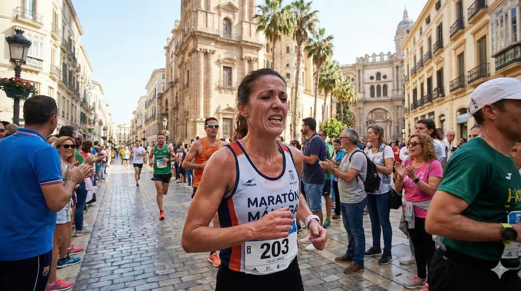 Carrera centro de Málaga